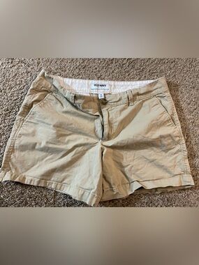 Old Navy Beige Women's Casual Cotton Shorts